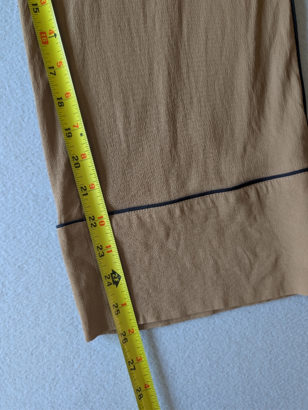Iceberg Gilmar Silk Blend Made In Italy Wide Leg Crop Trousers Neutral Contrast - Picture 4 of 12